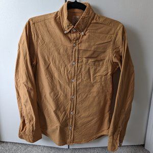 J Crew Camel Button Down Shirt - Slim XS